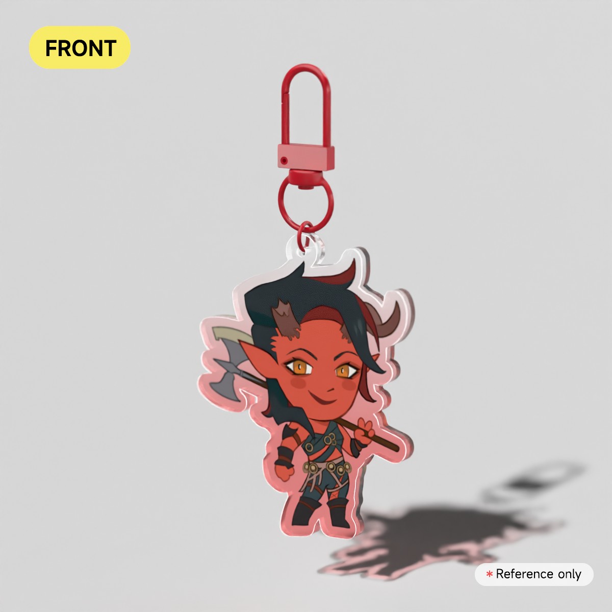 Karlach Cliffgate [Baldur's Gate 3] Keychain