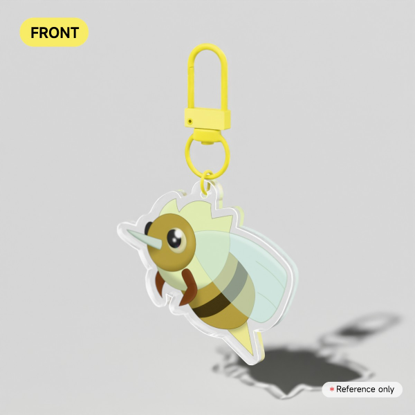 The Owl House: Clover Clear Acrylic Keychain