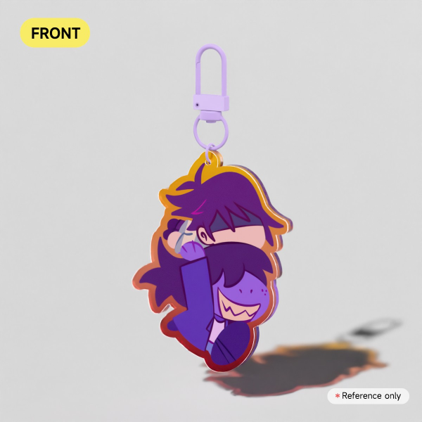 Zoomin Krusie Colored Edge Acrylic Keychain