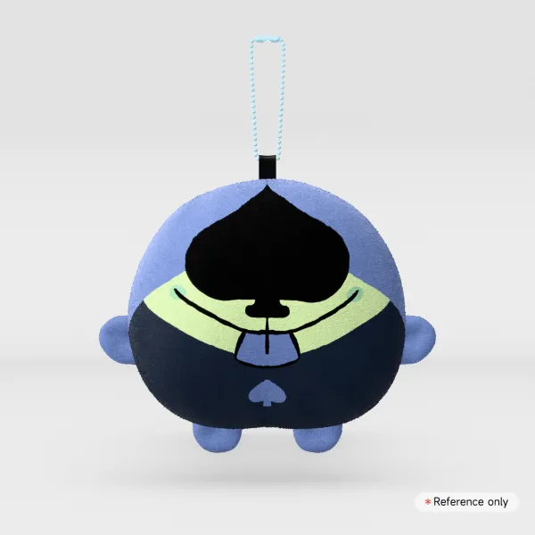Lancer Deltarune Mochi Face Plush Keychain