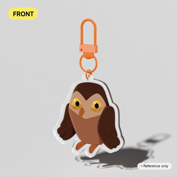 The Owl House: Owlbert Clear Acrylic Keychain