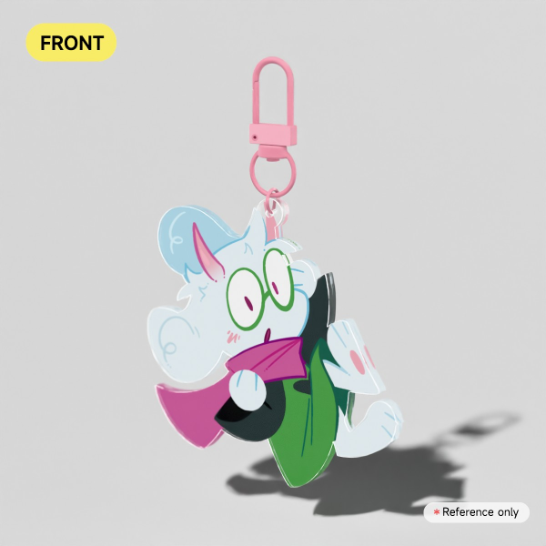 Ralsei Full Bleed Acrylic Keychain