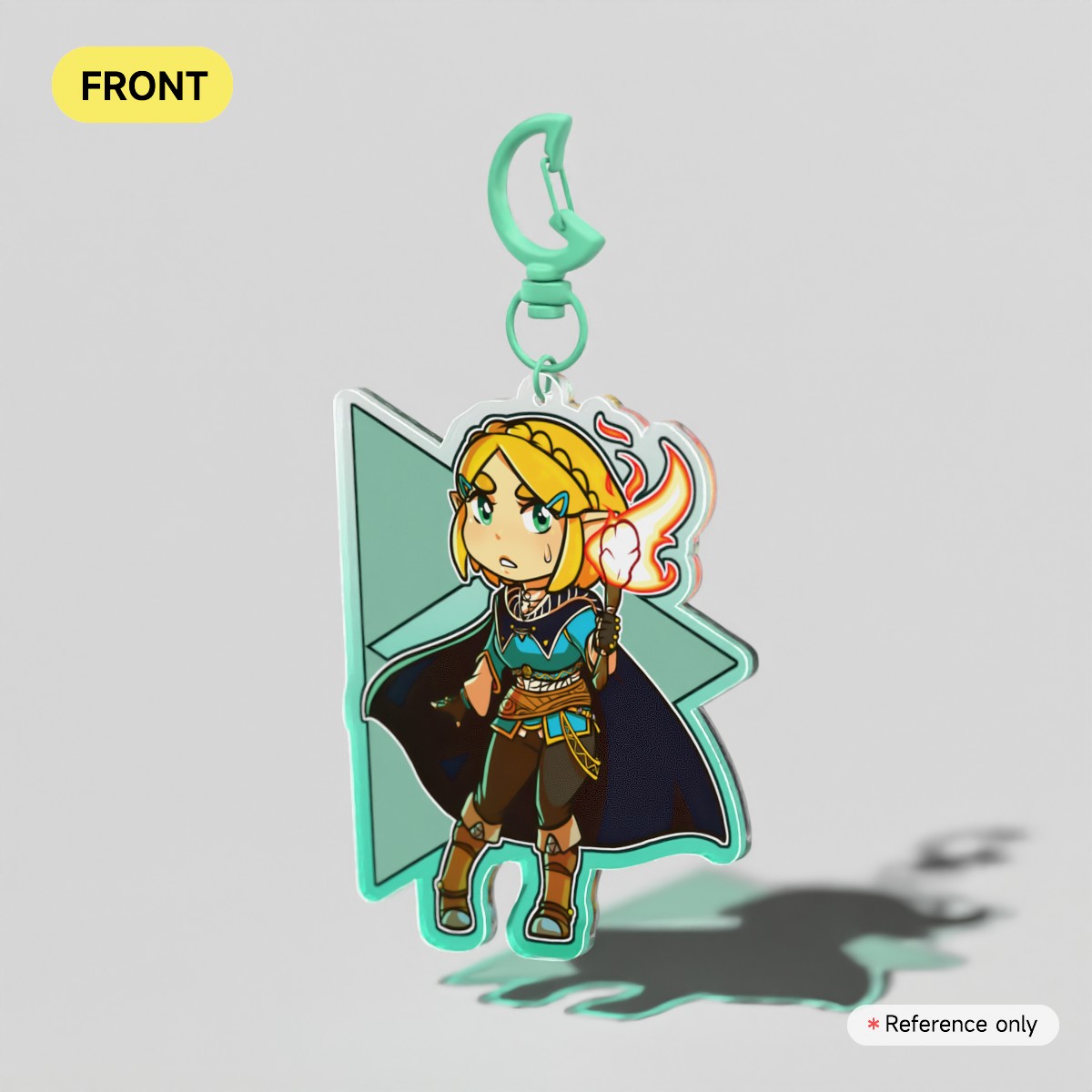 Keychain - Concerned Princess