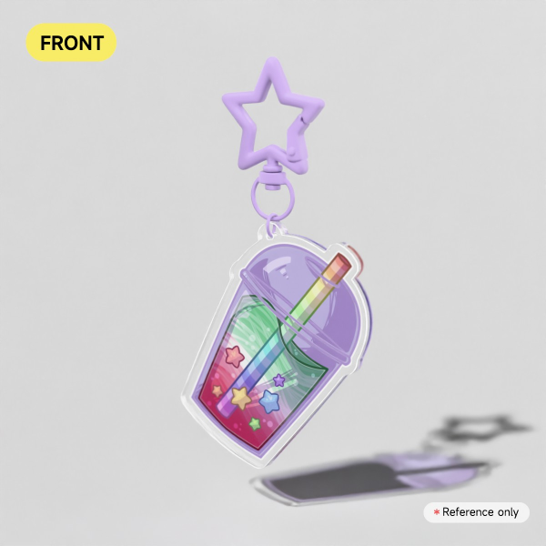 Pride Boba Keychain - Abrosexual