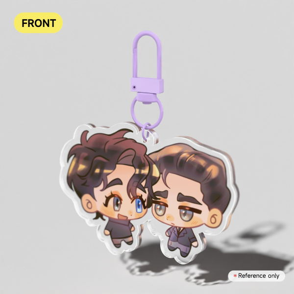 Define The Relationship Clear Acrylic Keychains