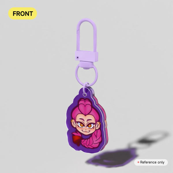 Rumi kpop demon hunters chibi keychain