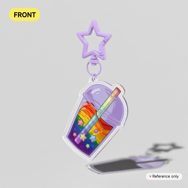 Pride Boba Keychain - Rainbow Pride