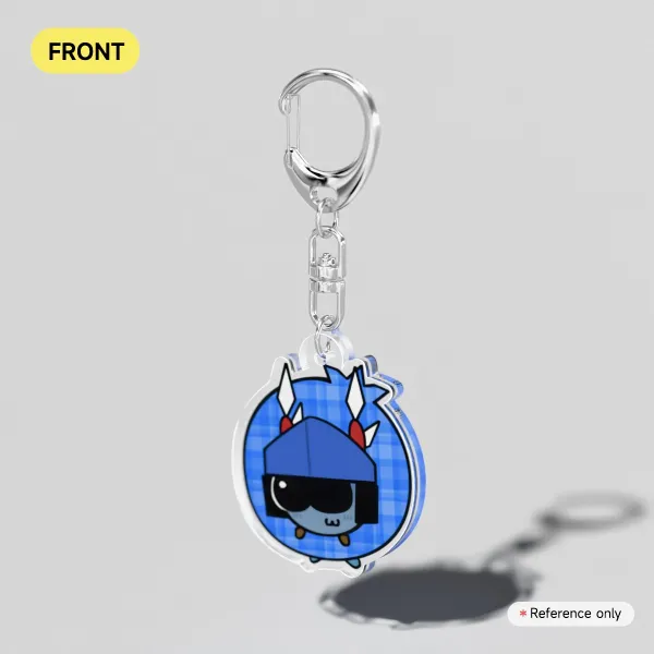 Mini Clockwork Blueberry Keychain