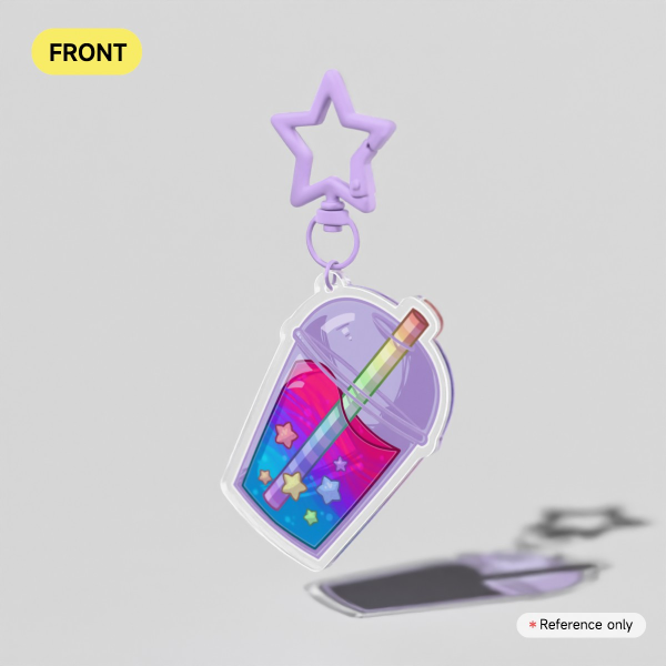 Pride Boba Keychain - Androgyne