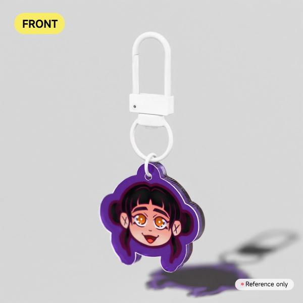 Zoey kpop demon hunters chibi keychain