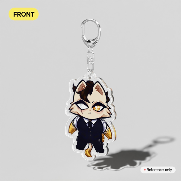 Meowdas Fortnite Clear Acrylic Keychain