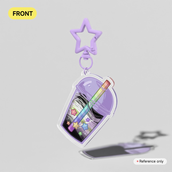 Pride Boba Keychain - Agender
