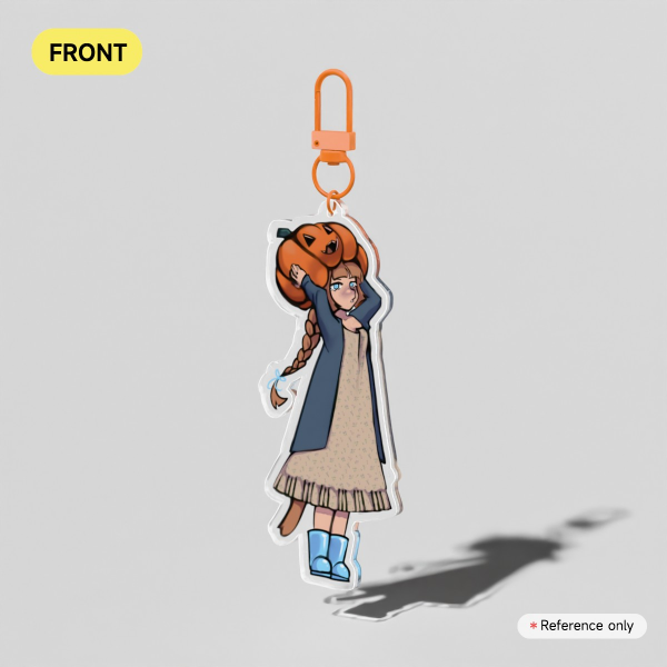 Autumn Pumpkin (Acrylic Keychain)