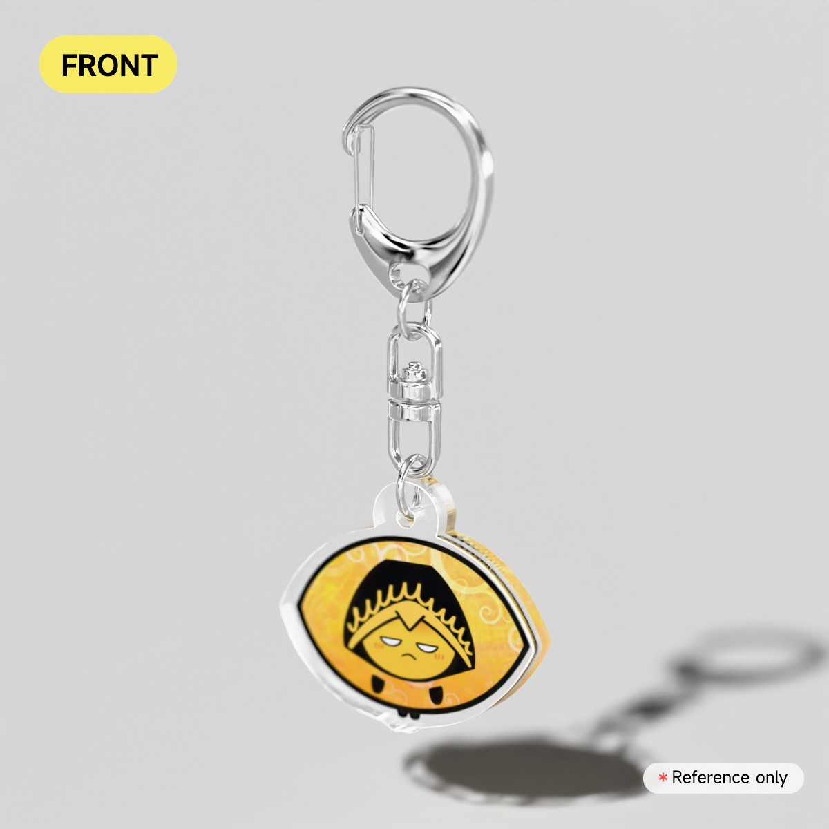 Mini Telamon Lemon Keychain