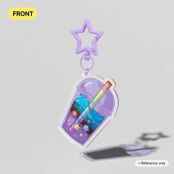 Pride Boba Keychain - Androsexual