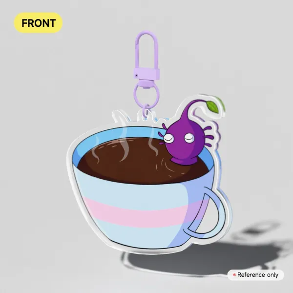 Hot Tub Mug (Pikmin) Acrylic Keychain