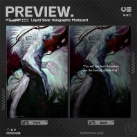 Liquid Sliver Holographic Photocard