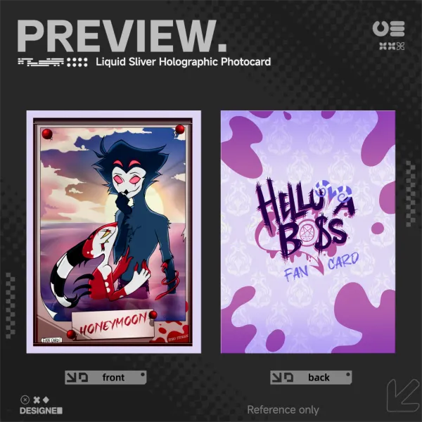 Honeymoon ★ Stolitz Holographic fancard