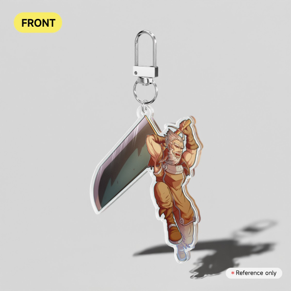 Kliff Undersn Clear Acrylic Keychain