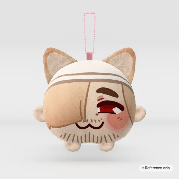 Jeffrey Thankyou - Mochi Face Plush Keychain