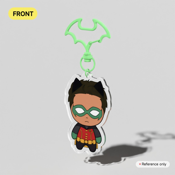 Robin Clear Acrylic Keychains