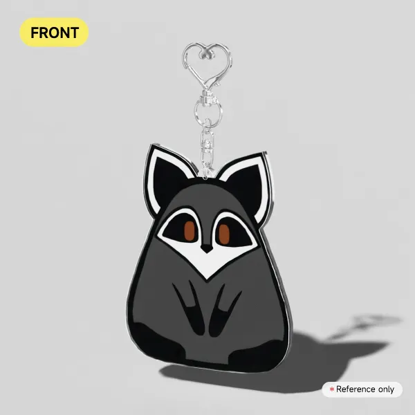 Onigiri Animals Raccoon Keychain