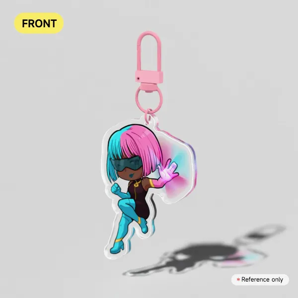 Clear Acrylic Keychains