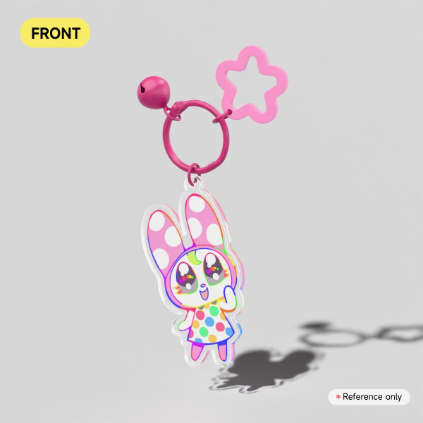 Animal Crossing Chrissy Clear Acrylic Keychains