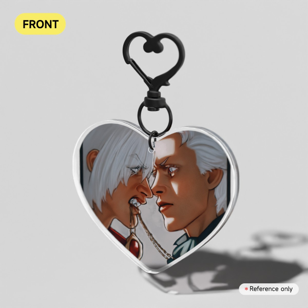 [3DV] I Want Yours Too Heart Shaped Acrylic Keychain