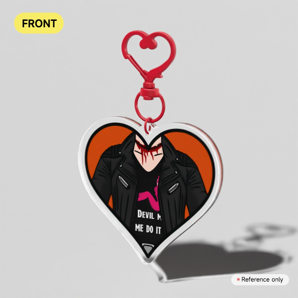 Abaddon Heart Keychain