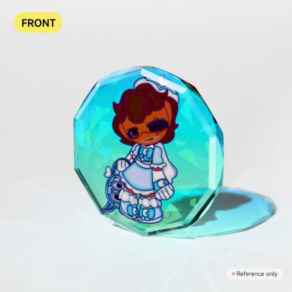 Mimi Moonlight Broken Glass Gemstone Acrylic Block
