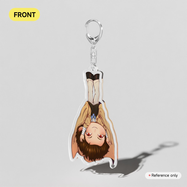 Upside Down Dazai Clear Acrylic Keychains