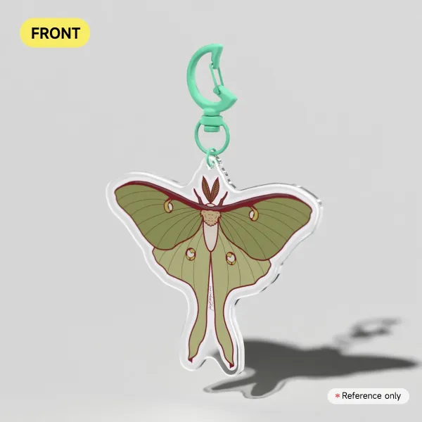 Luna Moth Acrylic Keychain