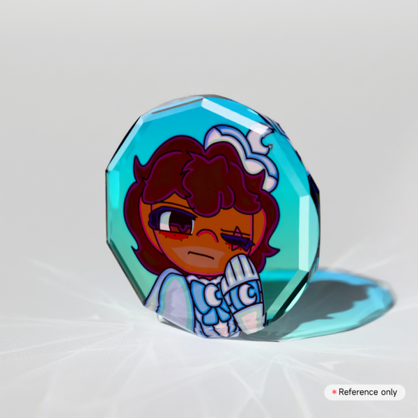 Mimi Moonlight Gemstone Thick Acrylic Block
