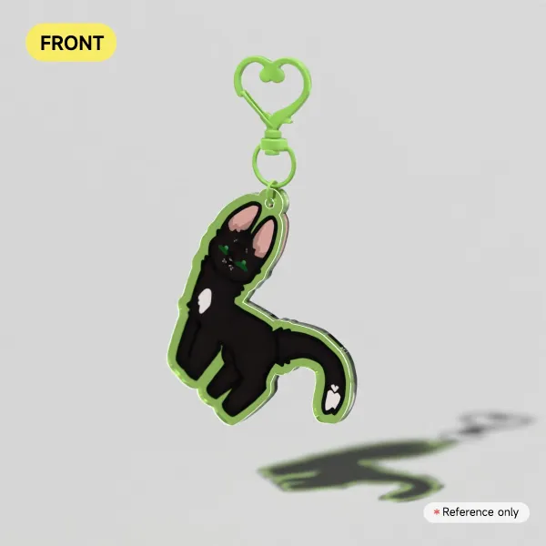 Warriors Stylized: Ravenpaw Acrylic Keychains