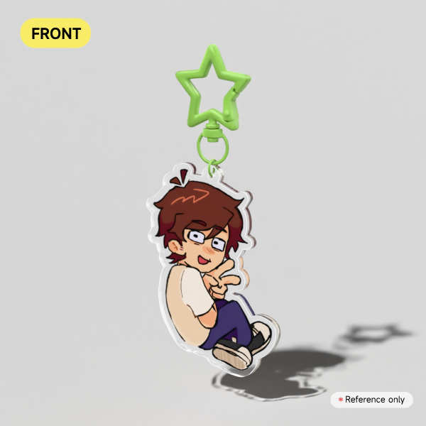 Edd Eddsworld acryclic keychain