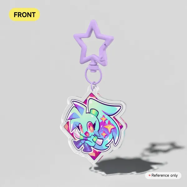 Spaicy Clear Acrylic Keychain