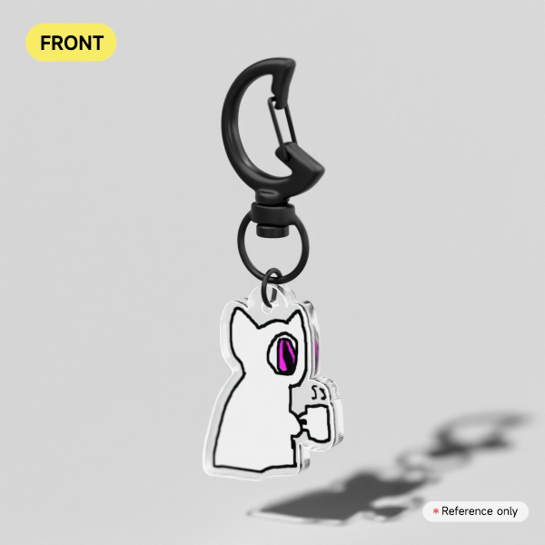 skrunkly eyecat keychain