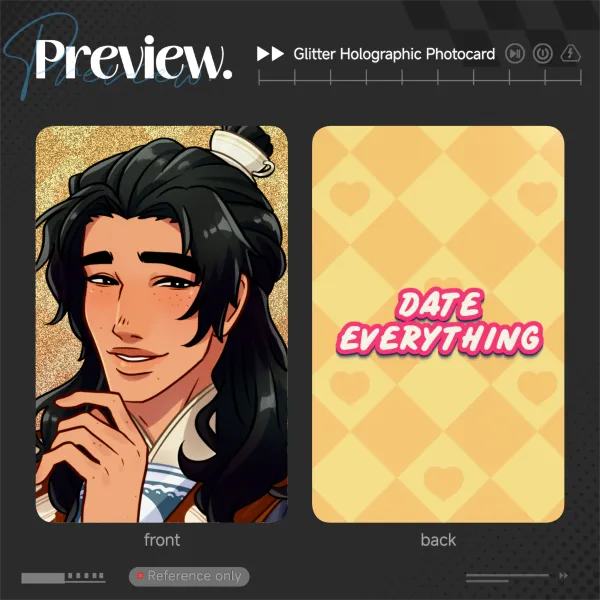Date Everything Daisuke Glitter Holographic Photocard