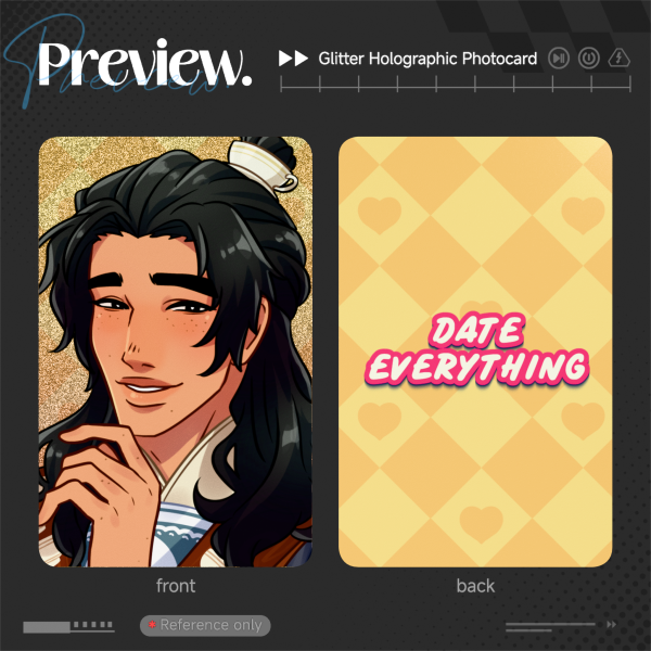Date Everything Daisuke Glitter Holographic Photocard