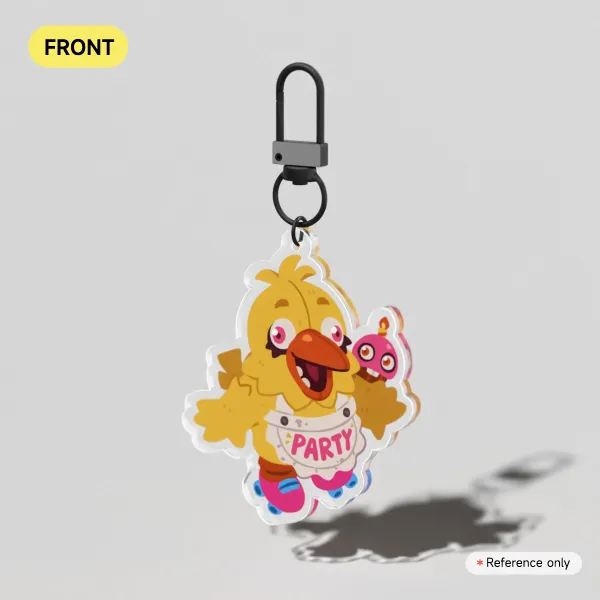 Party-Time Chica Acrylic Keychain