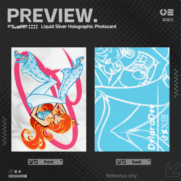 Stylish redhead | Winx | Liquid Sliver Holographic Photocard