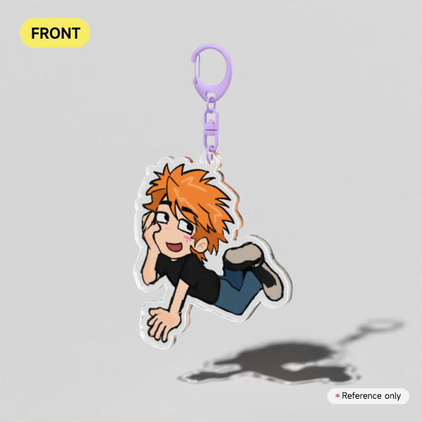 Matt Eddsworld acryclic keychain