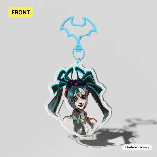 Calne Ca Hatsune Miku Clear Acrylic Keychain