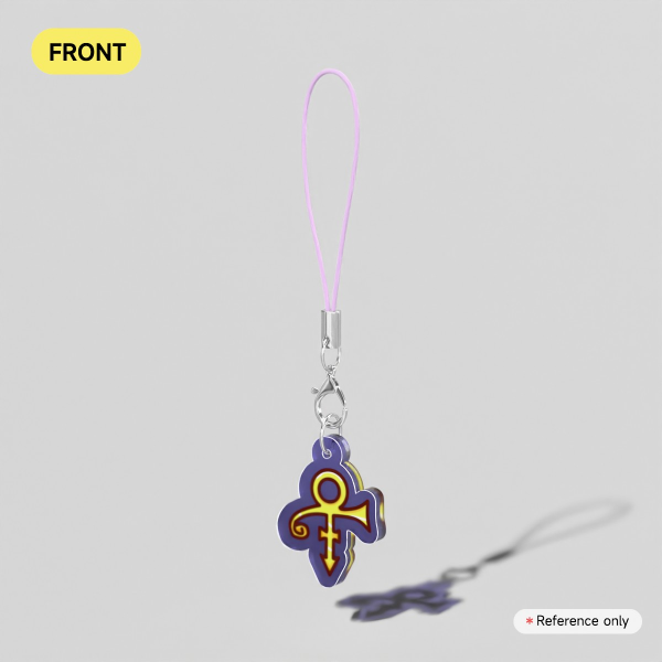 Prince - Golden Love Symbol Phone Charm