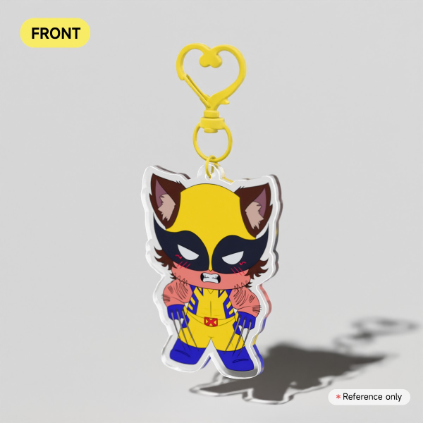 Wolverine Fluffy Keychain