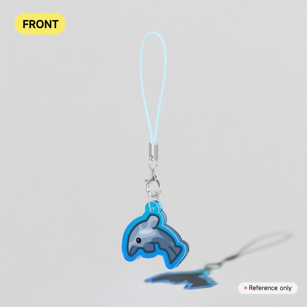 Minecraft - Dolphin's Grace Phone Charm