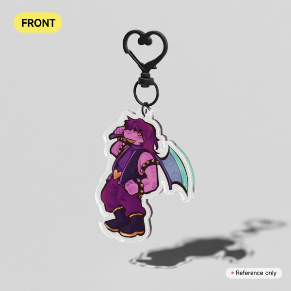 Susie Deltarune Acrylic Keychain
