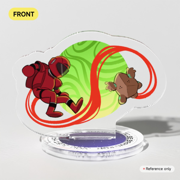 Grace, Rocky and Adrian Clear Acrylic Standee