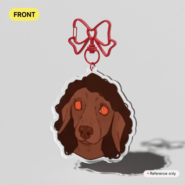 Armand Dachshund keychain